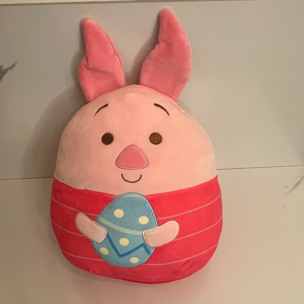 Disney Squishmallow Winnie the Pooh Piglet with an Easter Egg 13" Kelly Toys